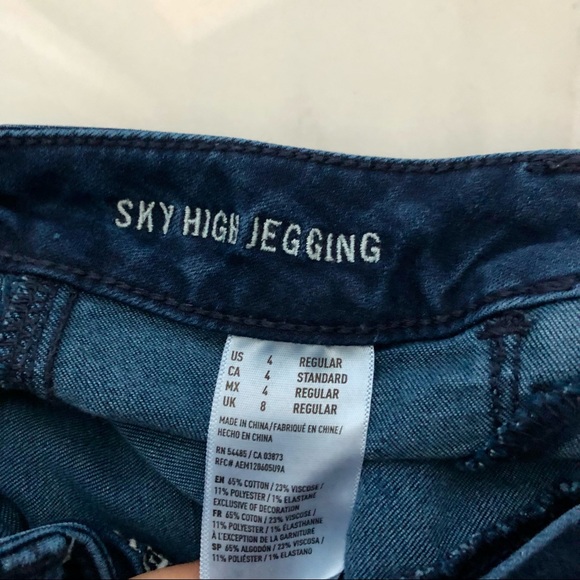 AMERICAN EAGLE SKY HIGH JEANS - Picture 5 of 5